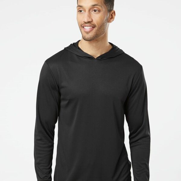 Beef Unisex Bahama Performance Hooded Long Sleeve T-Shirt Thumbnail
